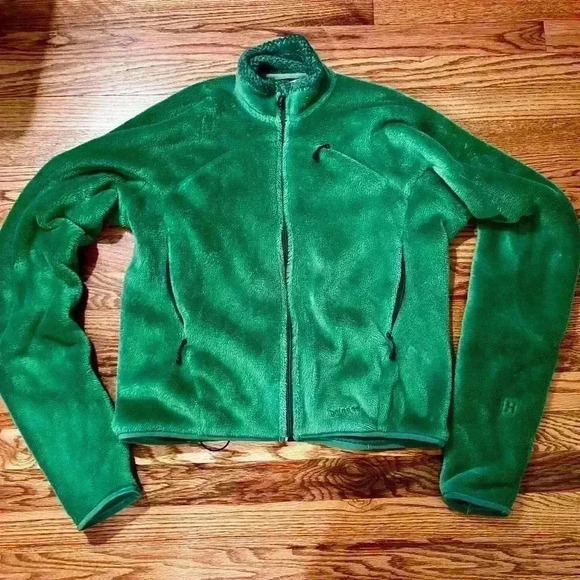 Women's Patagonia Regulator R1 Polartec Jacket Small Full Zip Green - Picture 1 of 11